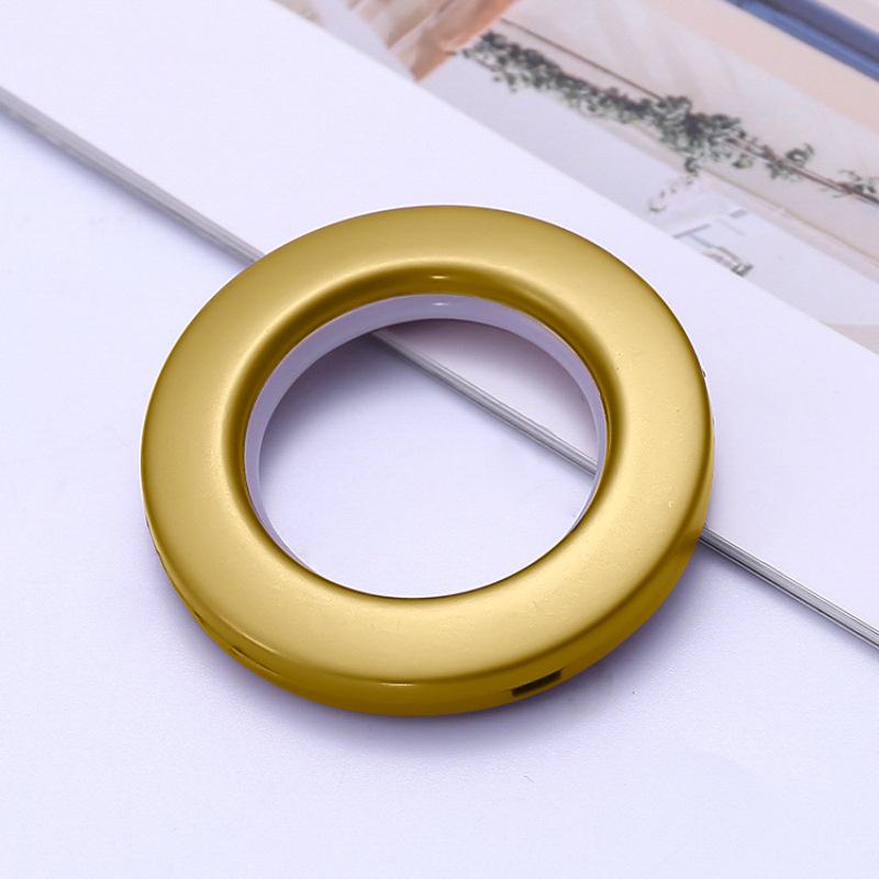 50Pcs Curtain Grommet Top Eyelet Rings Curtain Eyelet Metal Ring Low Noise Roman Rod Ring DIY Home Curtain Accessories