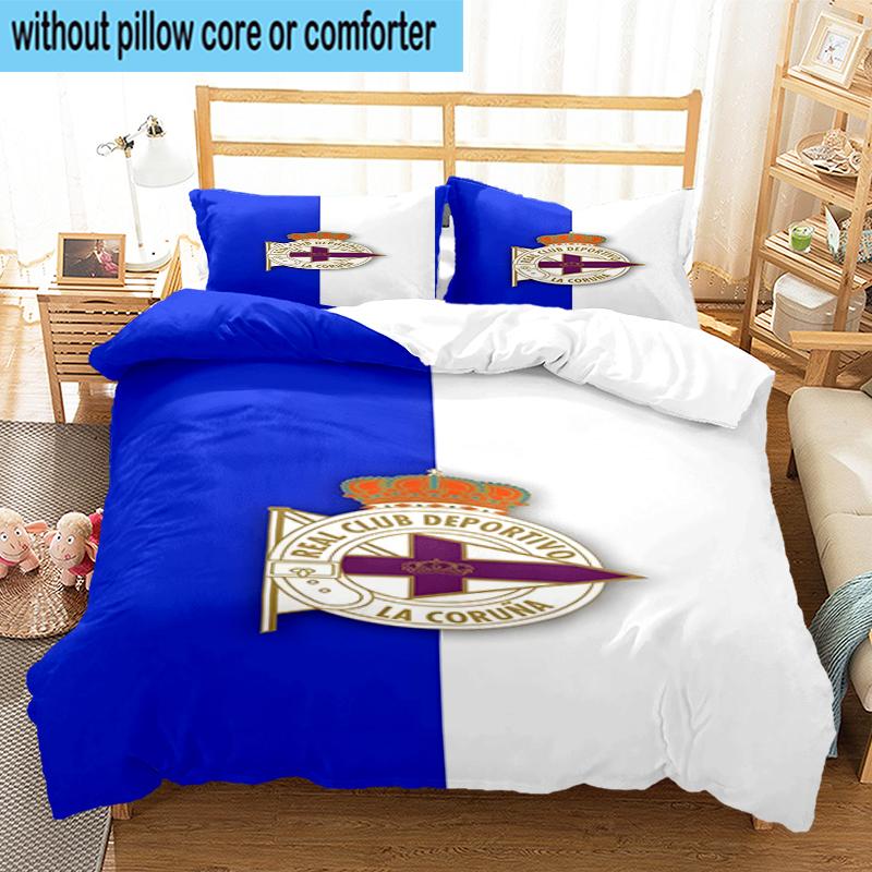 3PCS Deportivo Football Bedding Set,Including 1pc Duvet Cover And 2pcs Pillowcases Perfect for Bedroom, Dormitory, Fan Christmas gift