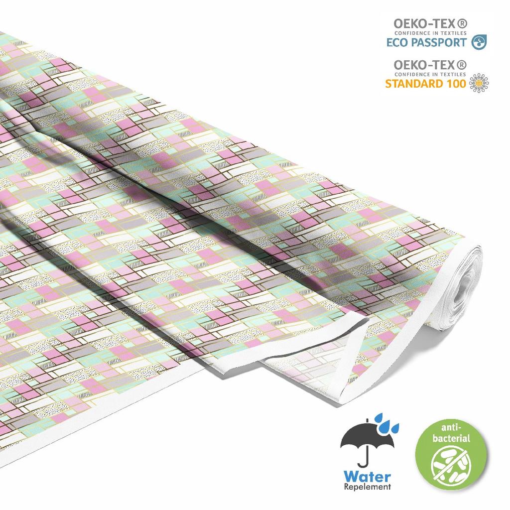 Outdoor Decorative Fabrics Oxford - Pattern Geometric 4 I Dx172