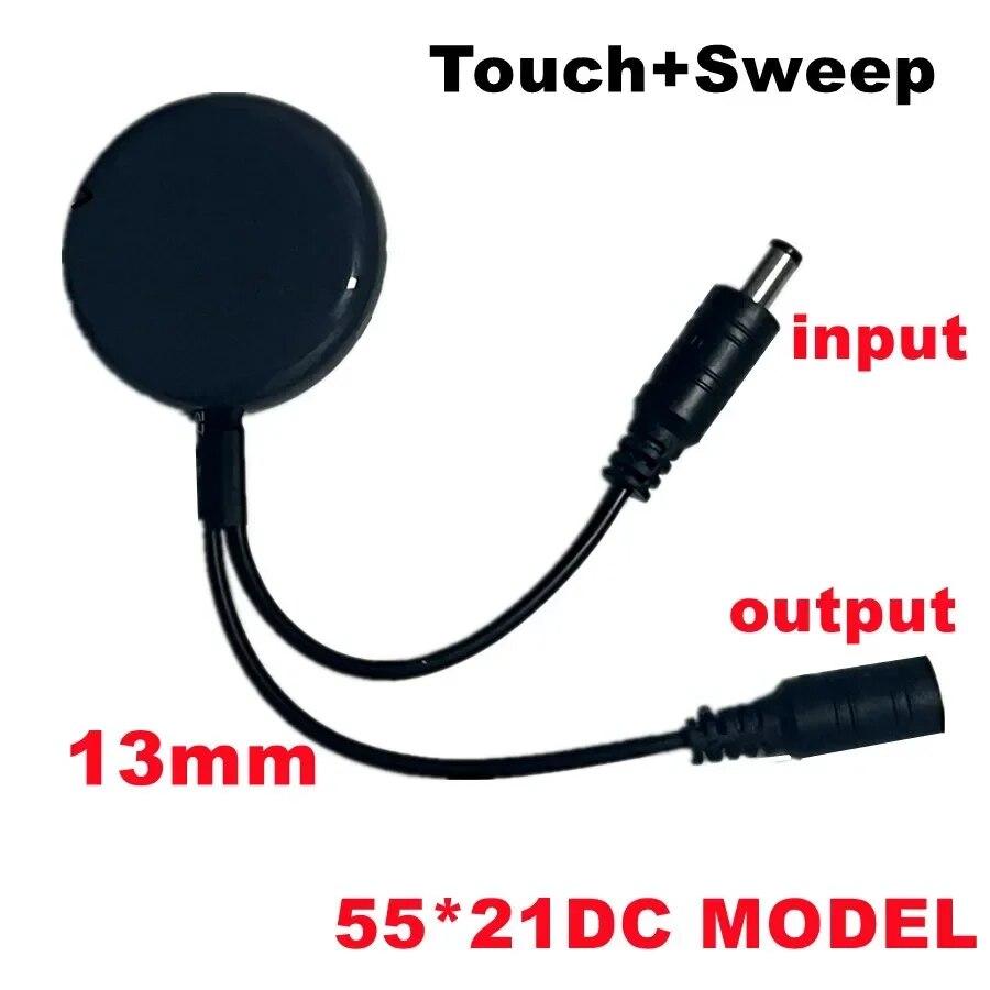 Sweep Dimmer Sensor Penetrating Switch DC 12V Wood Panel Touch Switch LED Dimmable Touch Sensing Hidden for Wood Home Lighting