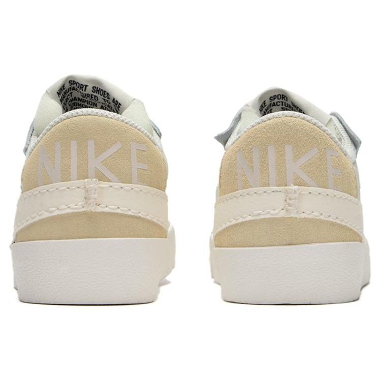 Nike Blazer Low 77 Jumbo Confortabil Simplu Antiderapant Durabil Pantofi de Skate Low-Top Femei sneaker Alb Verde DQ1470-004