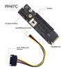 PCIE 4X To M.2 Adapter M.2 To PCIE 4X Hard Drive Converter Reader Adapter Card Replacement for Computer Accessories