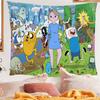 Tapestry da Parete Grande Colorata di Adventure Time Appeso a Parete Appeso a Parete Tappezzerie da Parete Bohémien Lenzuola Appese a Parete Mandala