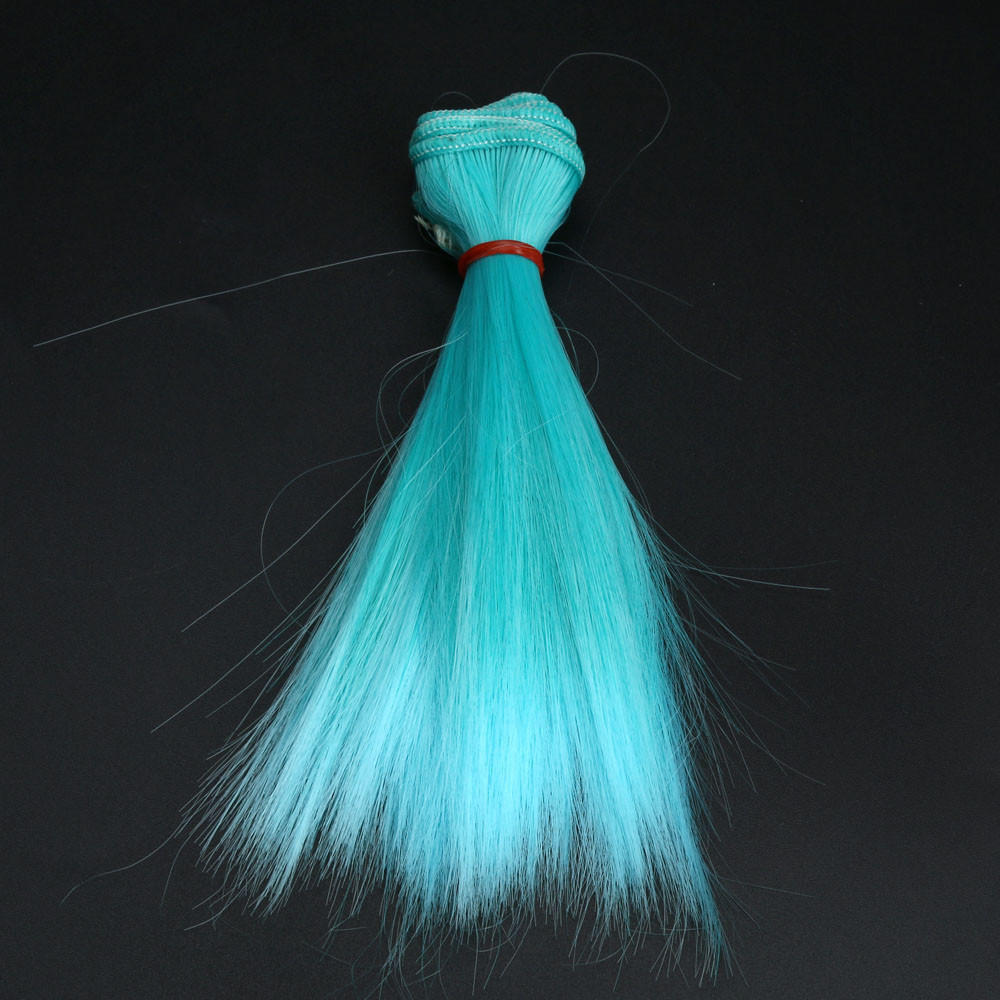 Mode 15 Cm Großhandel Glattes Haar Haar DIY Perücke Puppe