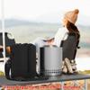 Modifiable belt Equipped Fire Pit Bag Providing Comfortable Carrying and Dust Guard During Camping Hiking excursions