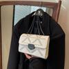 Elegant Fashionable Small Square Crossbody Bag For Women In Black And White With Trendy Street Style