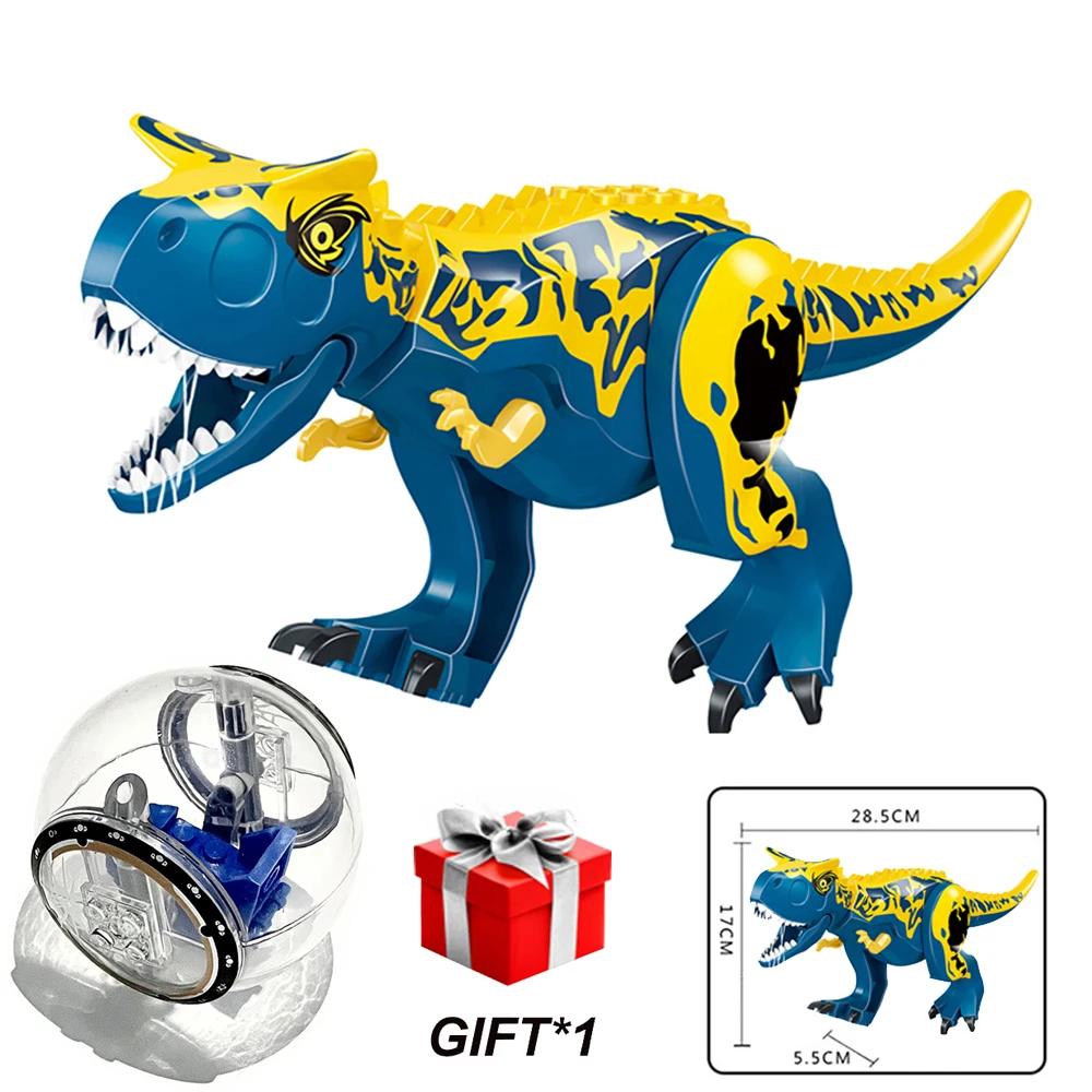 

Світ Юрського періоду Будівельні блоки Фігурки динозаврів Цеглинки З Гіросферою для втечі Тиранозавр Індомінус I-Rex Збірка Дитячі іграшки