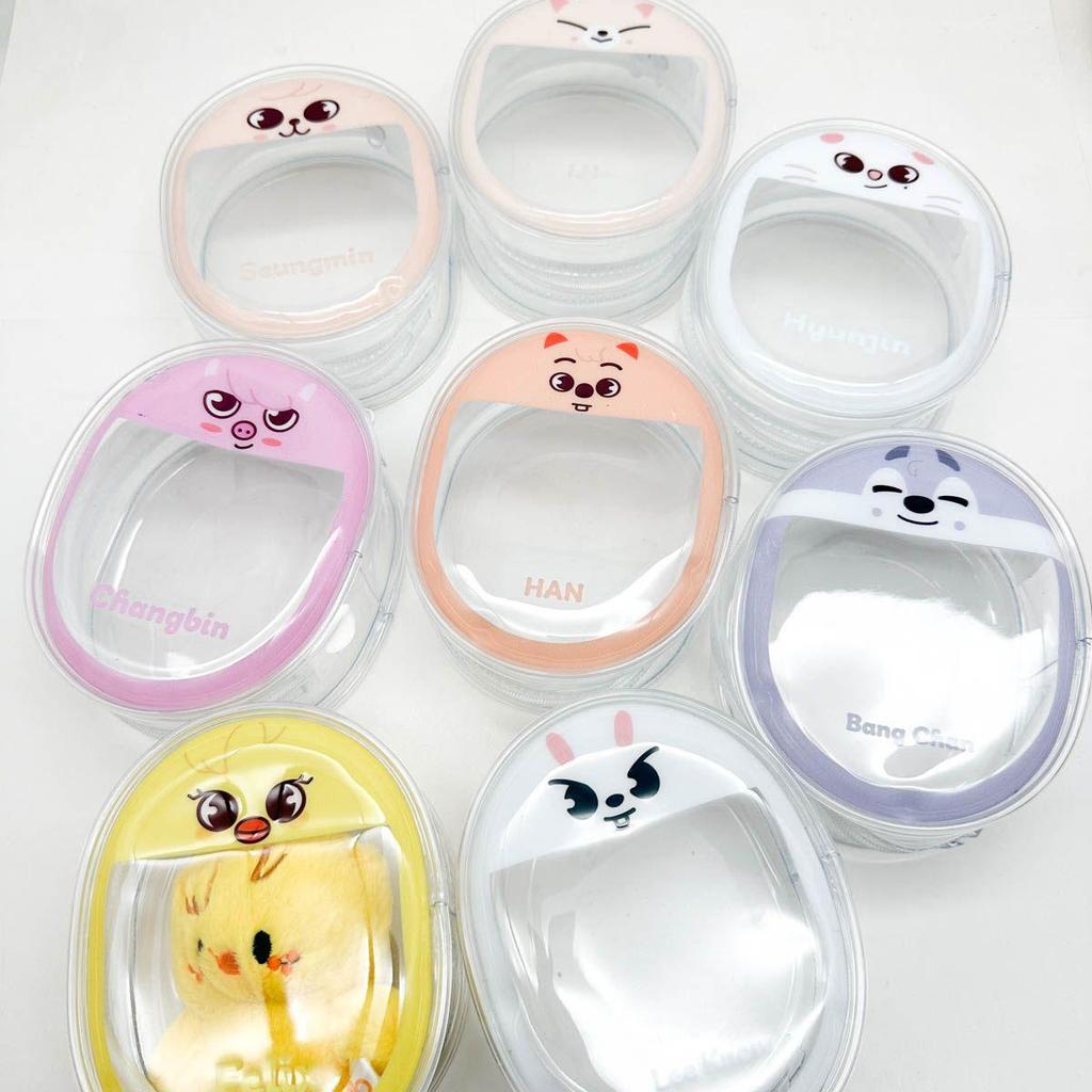 PVC Storage Zipper Pouch for Stray Kids Keychains & Badges