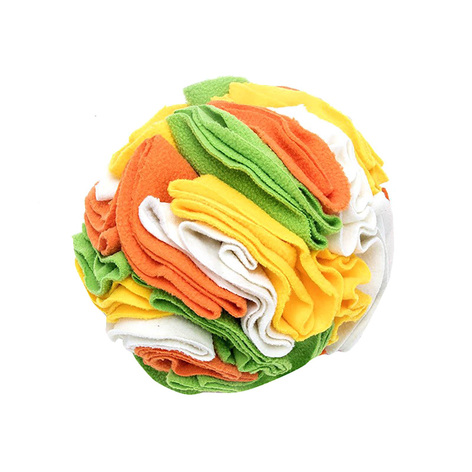 

Внутренний ролик нюхательный мяч Игрушка для тренировки интеллекта питомца Развлекательный питомец Пузырчатый резиновый мяч S коричневый