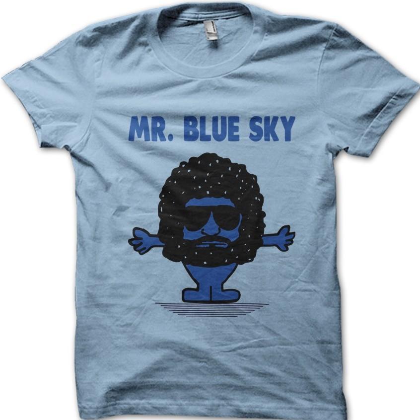 

MR BLUE SKY inspired by JEFF LYNNE s ELO printed t-shirt 9113 4XL