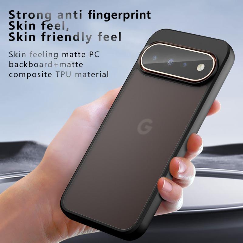 Acrylic Transparent Hard Case for Google Pixel 11 Pro 11Pro XL  PC Shockproof Shell TPU Soft Edge Frosted Anti-Scratch Cover