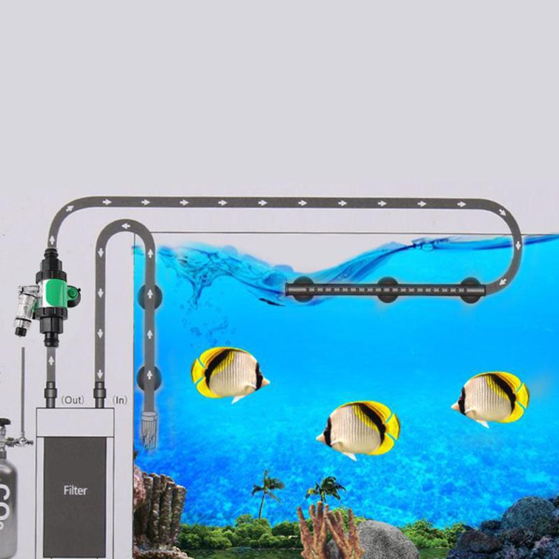 3-in-1 External Co2 Diffuser Atomizer Reactor Kit With A Strong Suction Cup For Fish Tank Aquarium