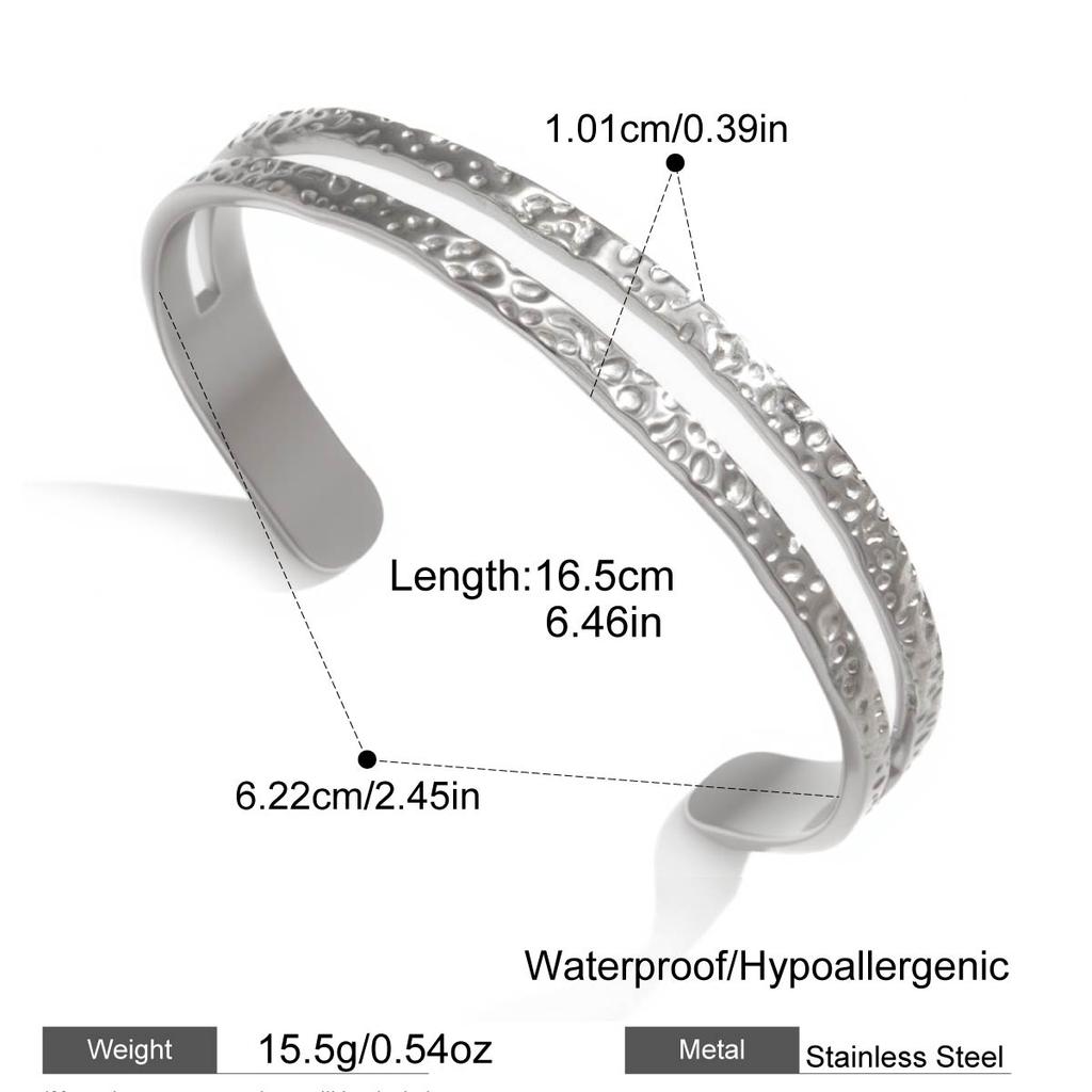 Yori Fashion Stainless Steel Bracelet Bangle for Women Rust Proof Personalized Charm Wrist Jewellery New Gift 2026