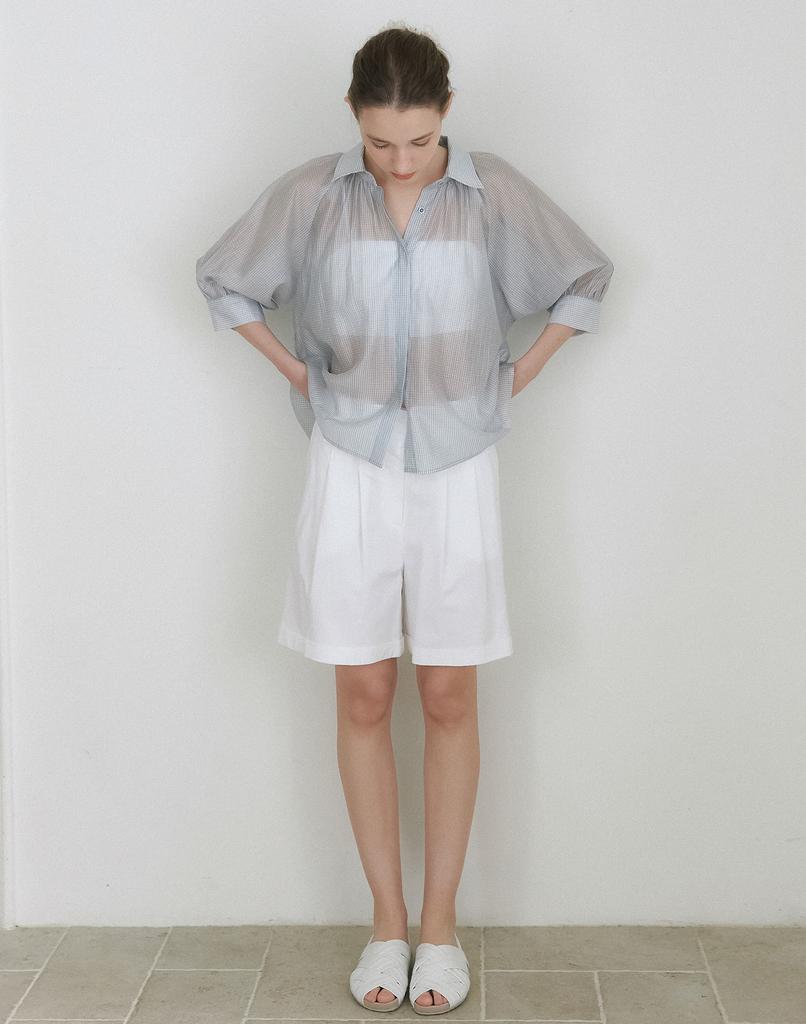 Raphael Sorob Double-Pleated Bermuda Shorts