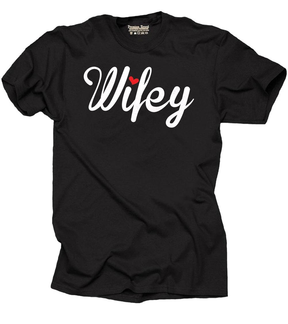 

Подарок для жены Wifey Футболка Футболка Пара Жена Wifey Футболка Футболка 3XL