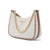 MICHAEL KORS Jet Set Charm Coated Canvas Shoulder Bag, Handbag, Shoulder Bag Women's Vanilla White 32H1GT9C1B-VANILLA-ACORN