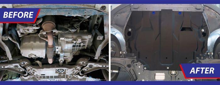 J&J Automotive | Protection Sous Moteur Acier Pour Seat Toledo III 2004-2009