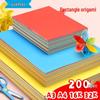 A4/A3 Double-Sided Colored Origami Paper for Kids' DIY and Art Projects