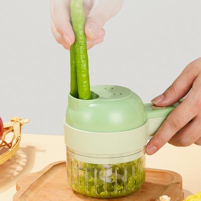 Handheld Electric Vegetable Cutter Portable Cooking Machine Peeler Garlic Mashing Multifunctional Vegetable Cutting Tools