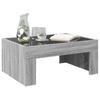 Coffee Table With LED Infinity, Sonoma Oak Grey, 70X50X30 Cm