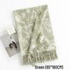 Elegant Floral Printed Imitation Cashmere Shawl Scarf