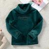 Autunno Inverno Caldo Moda Bambino Ragazzi Ragazze Peluche Calde Felpe Pullover