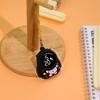 Cute Cartoon LED Digital Electronic Watch Night Light Keychain Pocket Watch Creative Mini Hanging Watches Students Gifts
