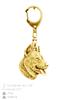 Berger de Beauce, Beauceron, Beauce-Schäferhund - Vergoldeter Schlüsselanhänger mit Hund in Geschenkbox, Handtaschendekoration, Luxus-Accessoire der Marke Art-Dog
