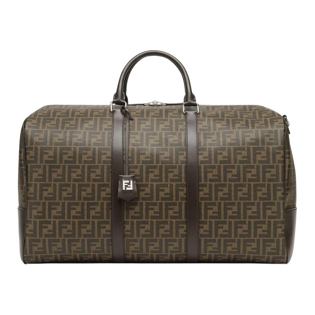 Fendi Adjustable Detachable Shoulder Strap Zipper Closure Leather Travel Bag Men Travel Bag 7VV162-AFCB-F19KW