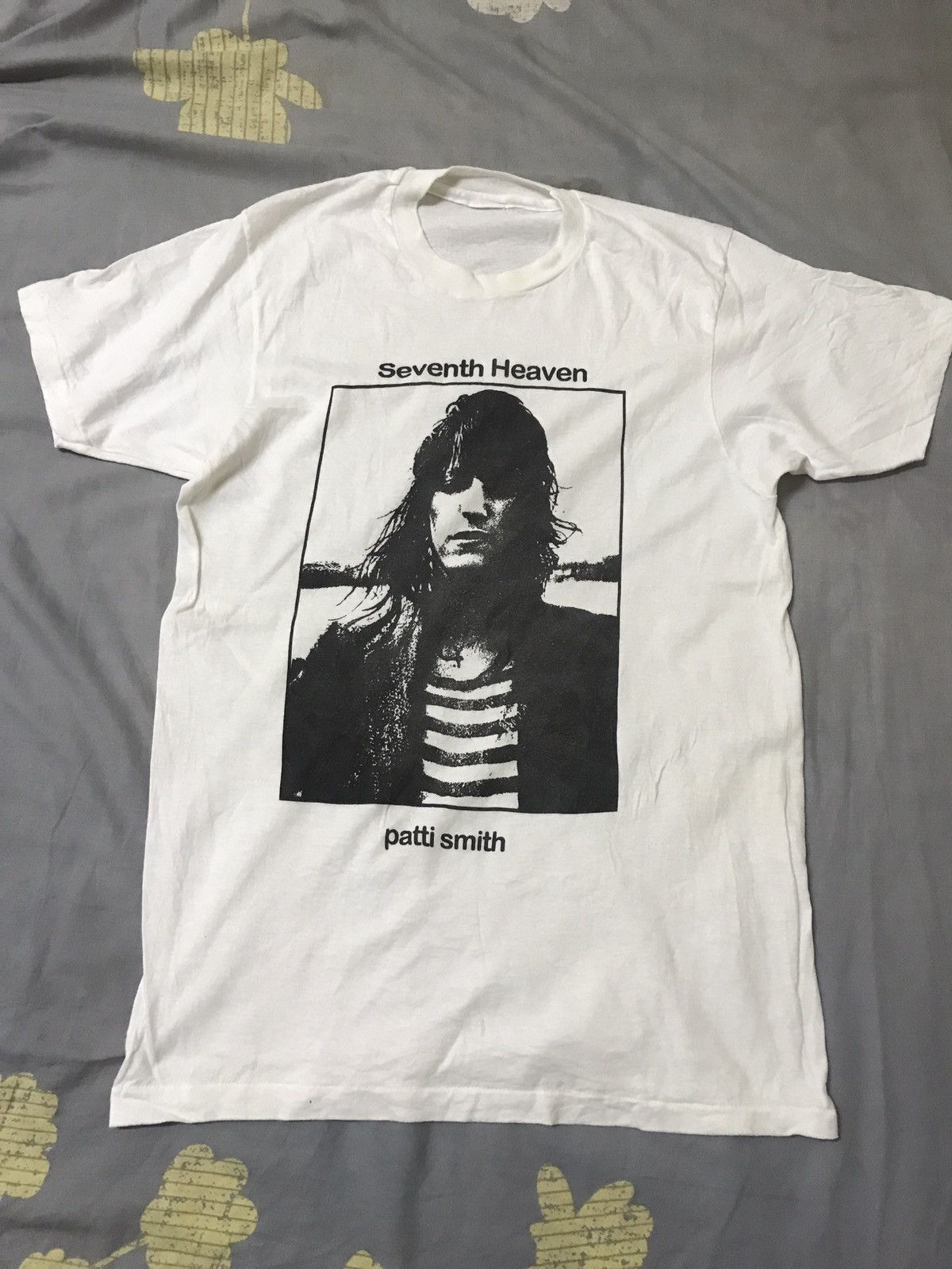 Patti Smith White Short Sleeve Cotton T-shirt Unisex S5XL VN1493 L