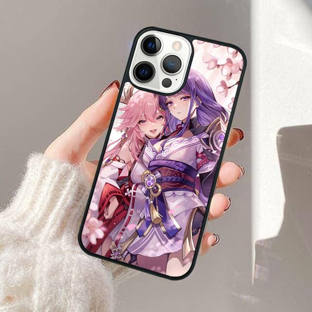 Genshin Impact Yae Miko Phone Case For iPhone 17 Air 13 12 14 15 16  Cover For Apple Pro Max Plus Coque