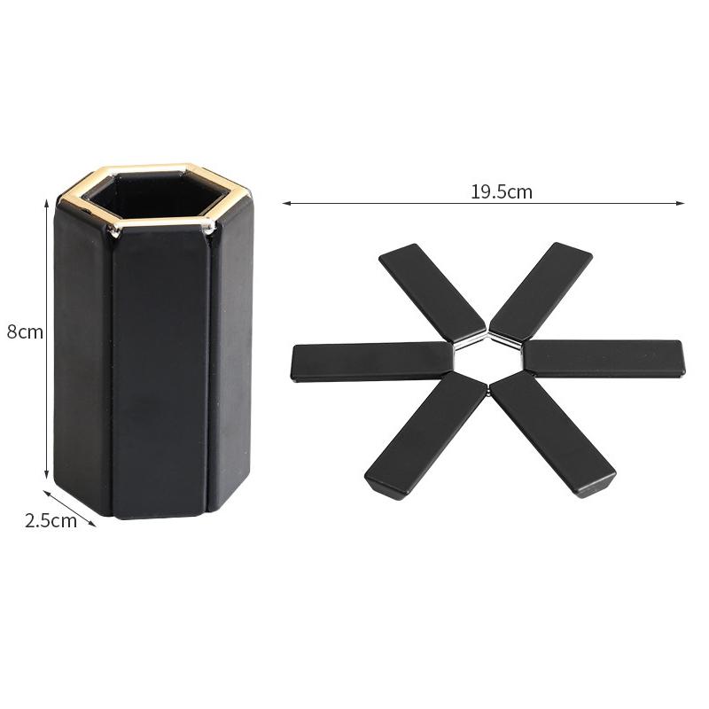 1/4pcs Folding Pot Mat Dish Placemat Coaster Heat Insulation High Temperature Pots And Pans Mat Pad Kitchen Gadgets Accessories