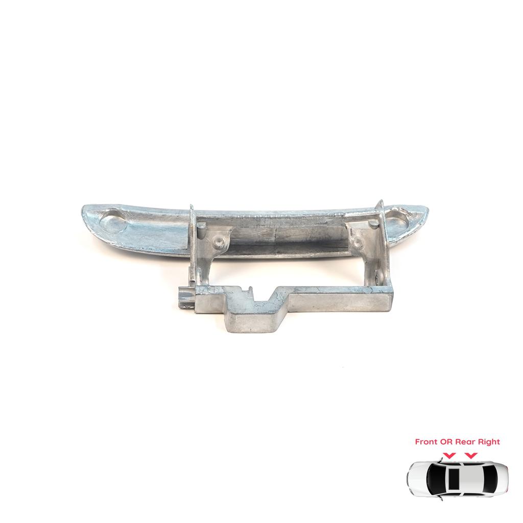 EDP1595-2 Äußere Metall-Türgriff für vorne oder hinten rechts für BMW 5er Reihe E39 1996-2003 4/5-türige Limousine Touring 51218245462 51218200664