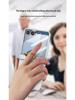 Samsung Z Flip7 Full-Cover Solid Color Case with Hinge Protection and Built-In Ring Stand