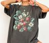Vintage Strawberry Shirt, Botanical Berry Tee, Cottagecore Wildflower Shirt, Nature Lover Gift