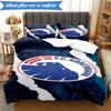 3PCS Fc Copenhagen Lion Crest Bedding Set 2D Printing (Includes 1 Duvet Cover + 2 Pillowcases Coreless), Bedroom decor,Fan Gift