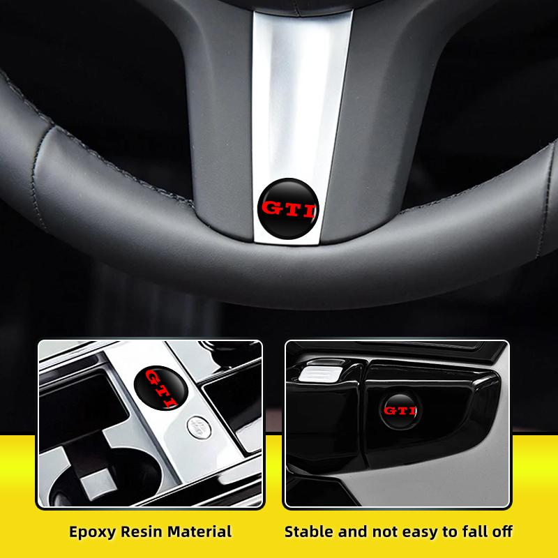 LEG1 Car Door Lock Keyhole Protection Stickers Auto Accessories For Volkswagen VW Golf 4 6 7 GTI Tiguan Passat B5 B6 B7 CC MK5 MK6