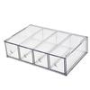 Stylish Multi-Function Stackable Clear Storage Box for Stationery and Markers