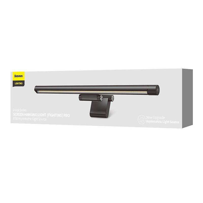 Baseus I-Wok Pro Monitor Lamp, with Clip and Dimmer (Black)