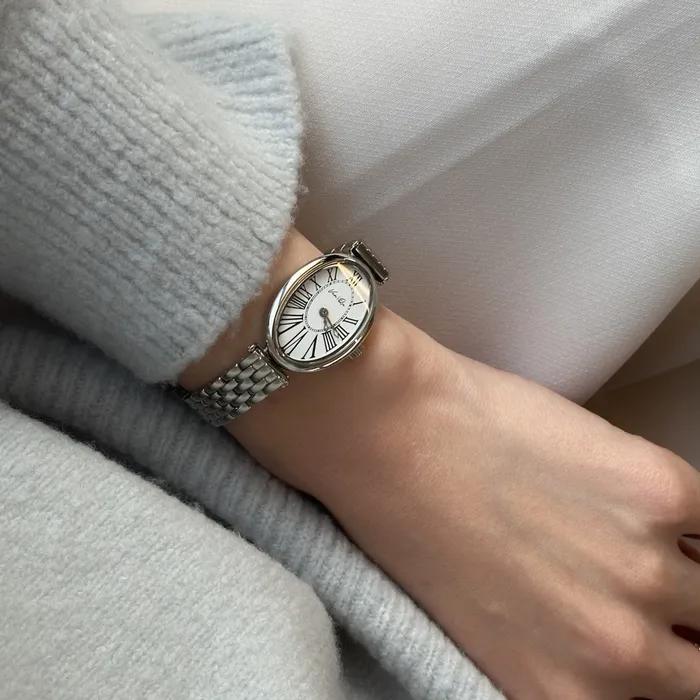 [15th Reorder] Dome-Silver/White (Beads)