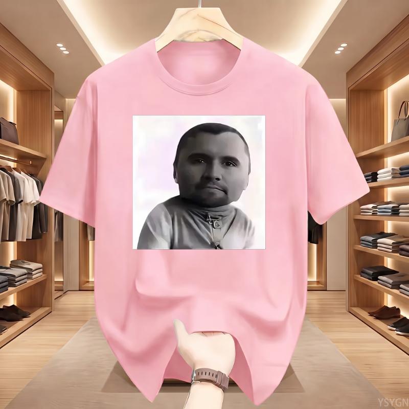 Maglietta Grafica Divertente Charlie Kirk Baby Face Meme Unisex Moda Unisex T-shirt Classica a Maniche Corte Stile Street Harajuku
