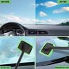 Car Windshield Cleaning Tool, Windshield Cleaner with 5 Reble Microfiber Pads and Extendable Handle, Auto Glass Wiper Kit for Interior/Exterior Dirty