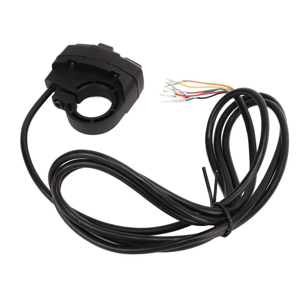 36V 48V Electric Bike Light Horn Switch IP54 Waterproof Control Switch for 22.2mm Handlebar