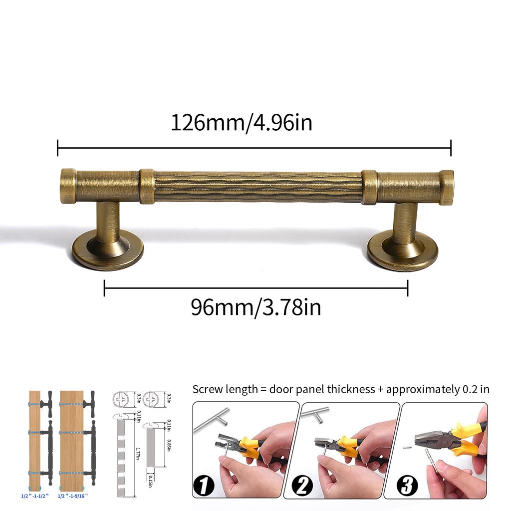 Modern Minimalist Zinc Alloy Gold and Sliver Cabinet Doors Handles Luxury Furniture Cabinet Drawers Knob Wardrobes Pull