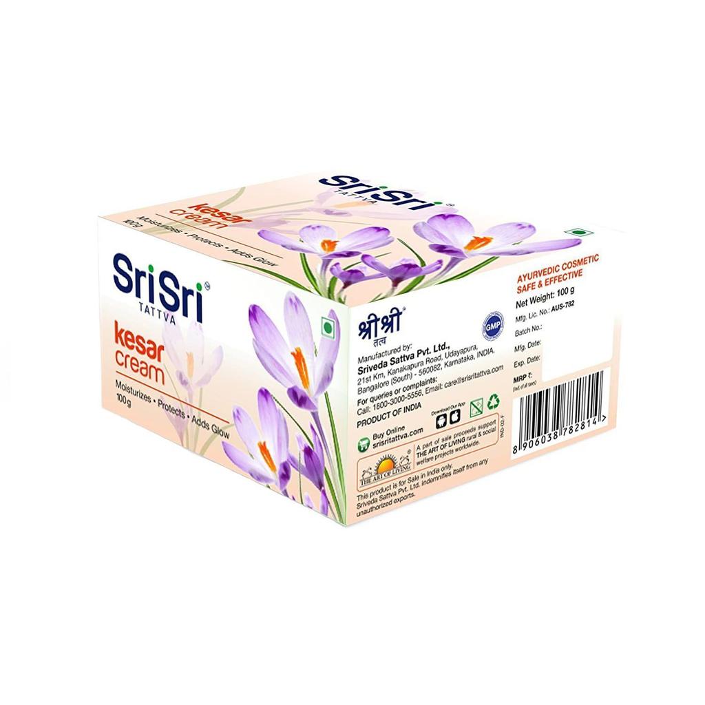 Creme mit Safran (100 g), Kesar Creme Sri Sri Tattva