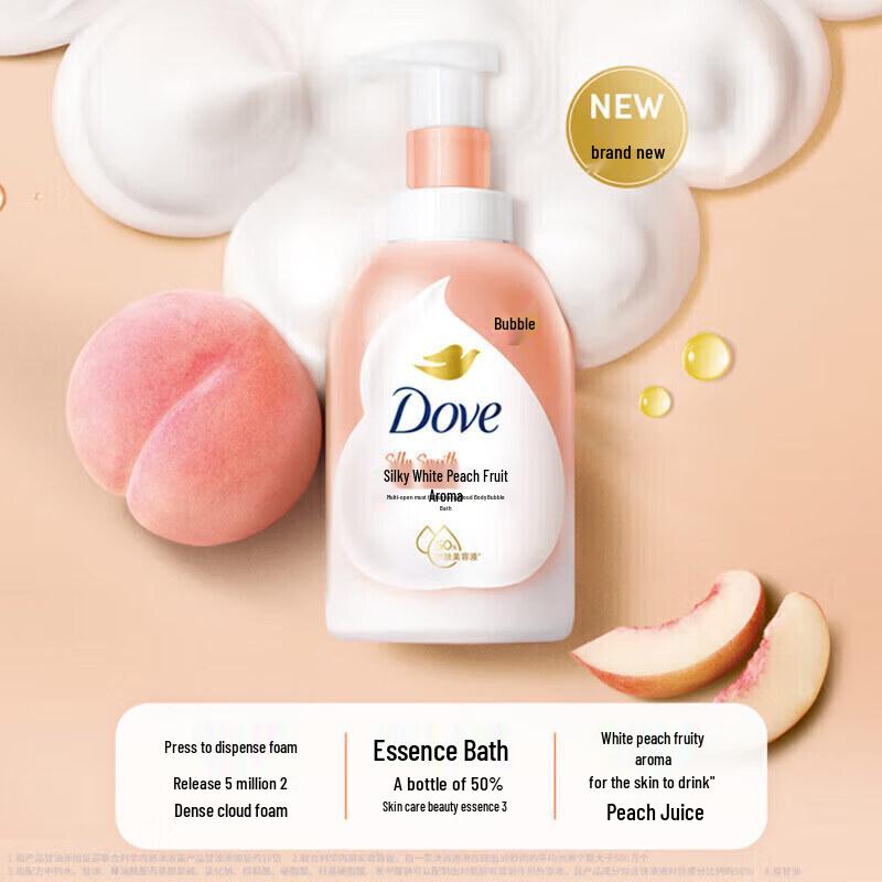 Dove Cherry & Peach Foaming Body Wash
