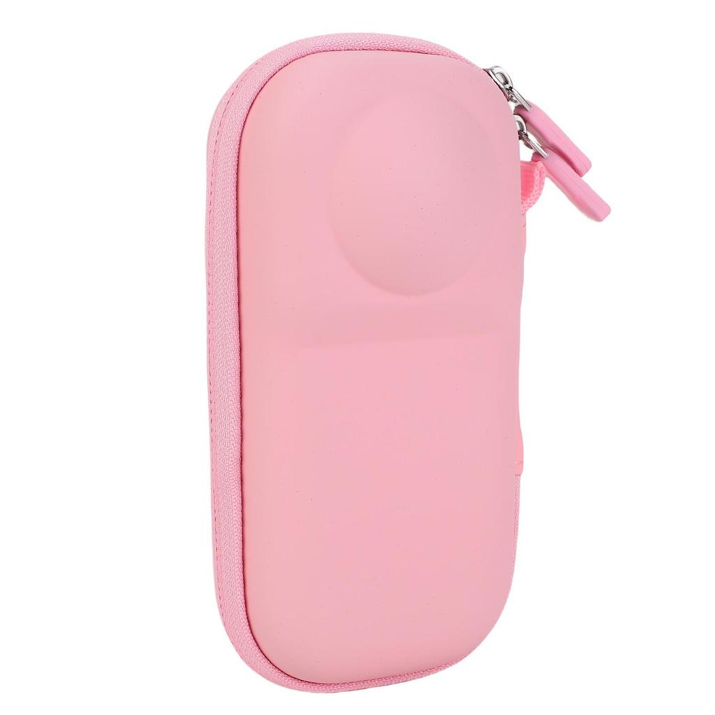 Hard Shell Storage Bag Fit for Insta360 X5 Camera Water Proof PU Carrying Case Protective Cover Black