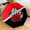 1PC Soccer Team Crest Design Printed Umbrella Folding umbrella, automatic umbrella 8-Frame for Travel, camping Fan gifts Christmas Gifts