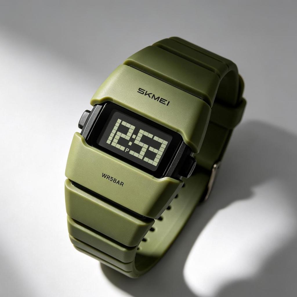 Men's Digital Watch SKMEI Chronograph Gold Sport 2710