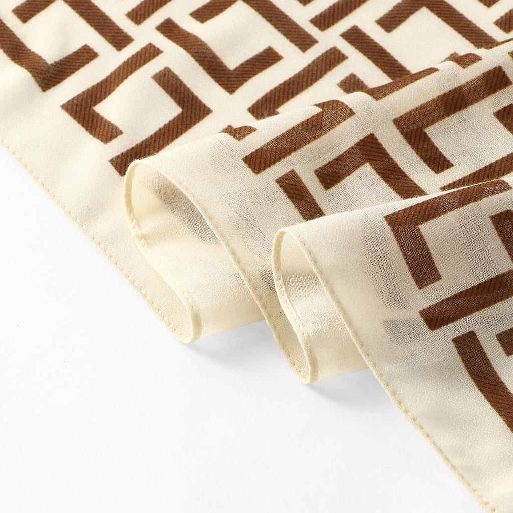 Luxury Retro Scarf Women's Winter Double-Sided Shawl Warm Scarf Shawl Thick Blanket Cloak Buvandachape